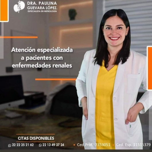 Fotografía de Dra. Paulina Guevara López, Nefrólogo en Puebla, Puebla